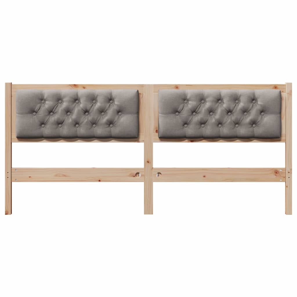 Tête de lit Autre Marron et taupe 160 cm Bois massif en pin - XIOS