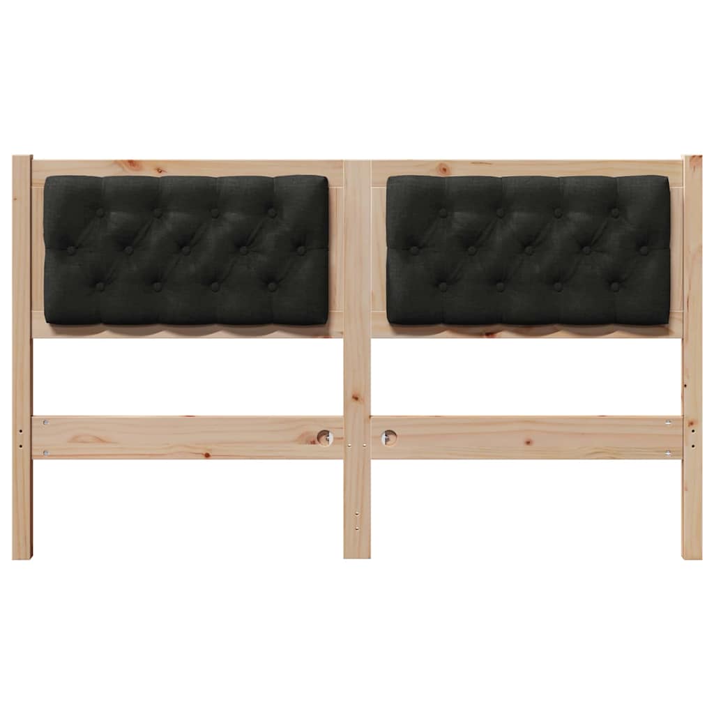 Tête de lit Autre Marron et noir 150 cm Bois massif en pin - XIOS