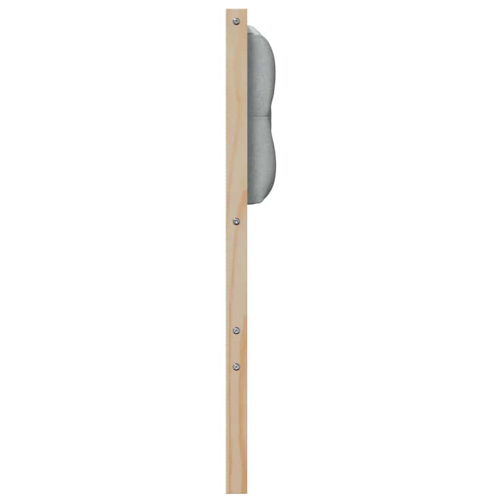Tête de lit Marron et gris clair 140 cm Bois massif en pin - XIOS