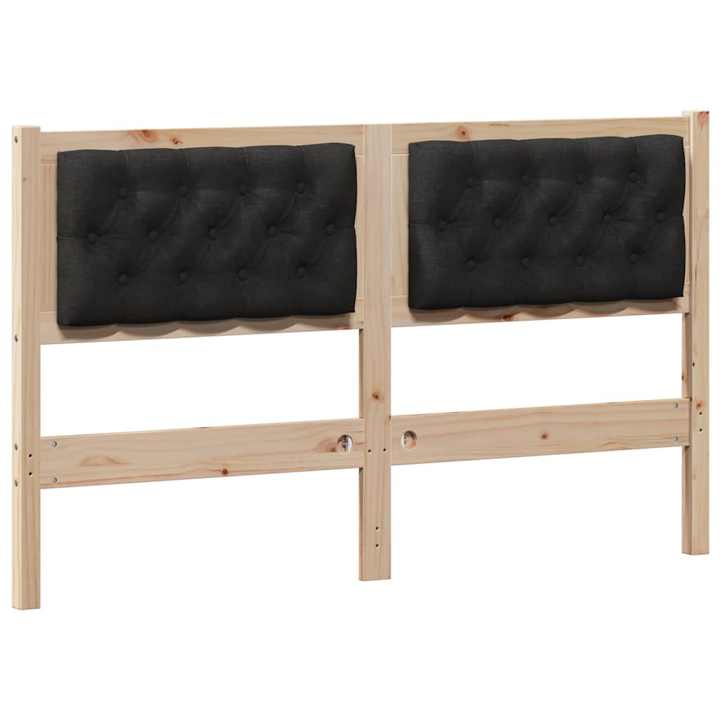 Tête de lit Autre Marron et noir 140 cm Bois massif en pin - XIOS