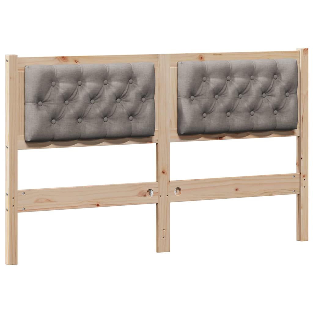 Tête de lit Autre Marron et taupe 140 cm Bois massif en pin - XIOS