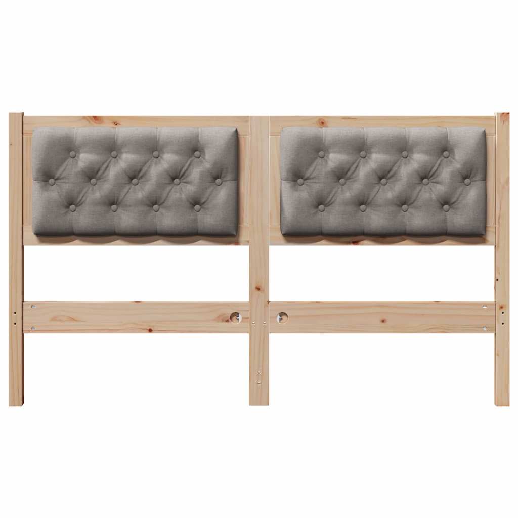 Tête de lit Autre Marron et taupe 140 cm Bois massif en pin - XIOS