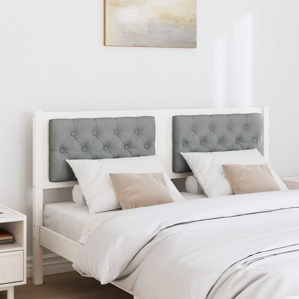 Tête de lit Autre Blanc et gris clair 140 cm Bois massif en pin - XIOS