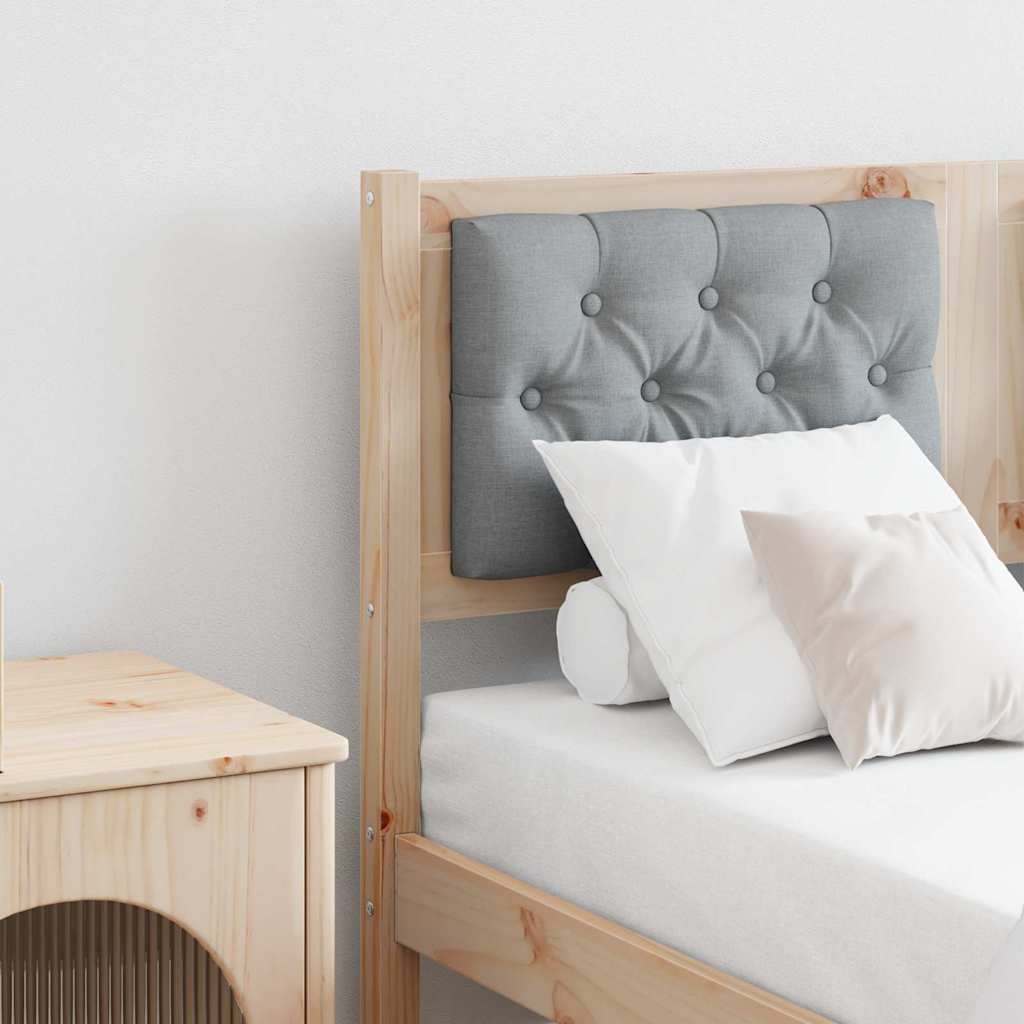 Tête de lit Marron et gris clair 135 cm Bois massif en pin - XIOS