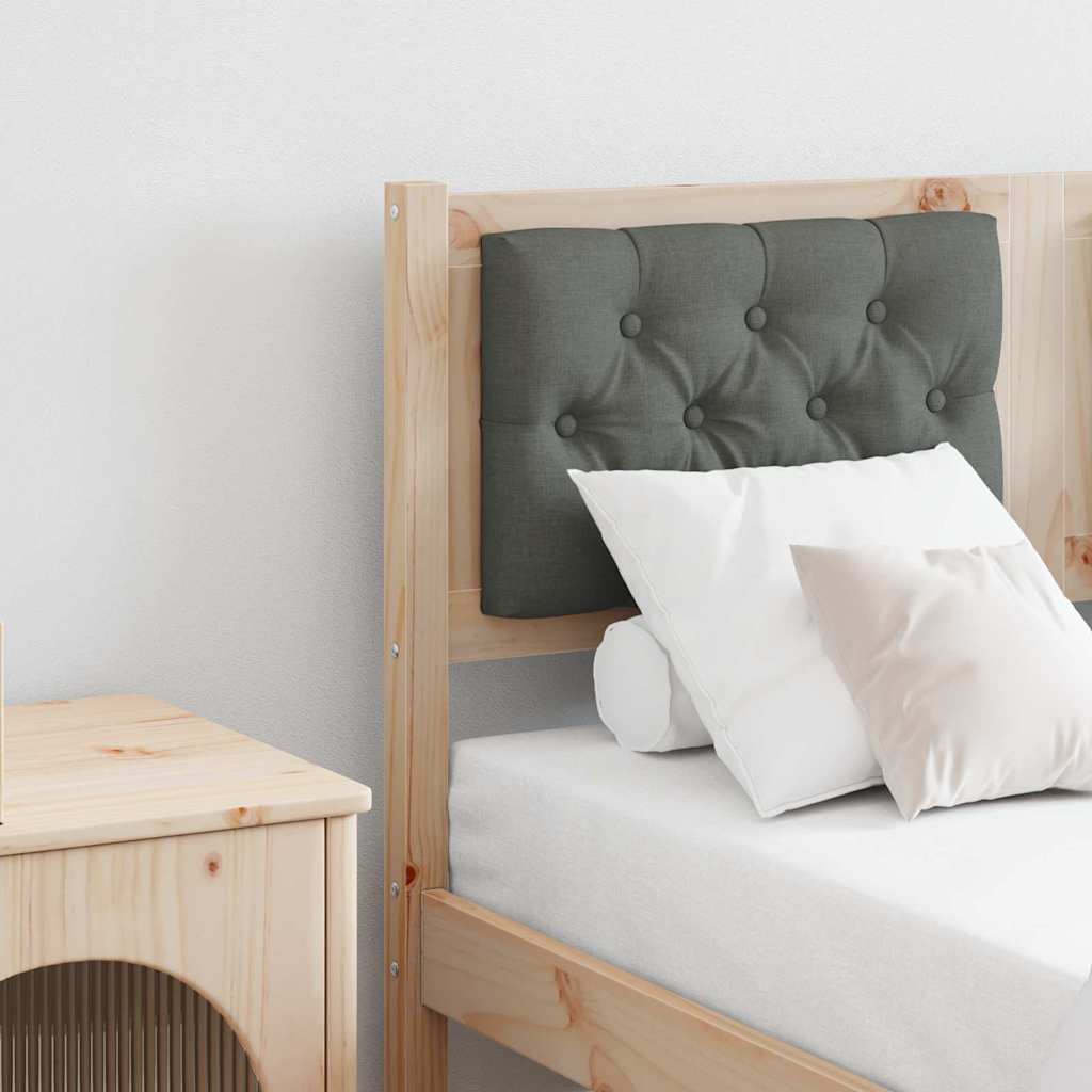 Tête de lit marron et gris foncé 135 cm Bois massif en pin - XIOS