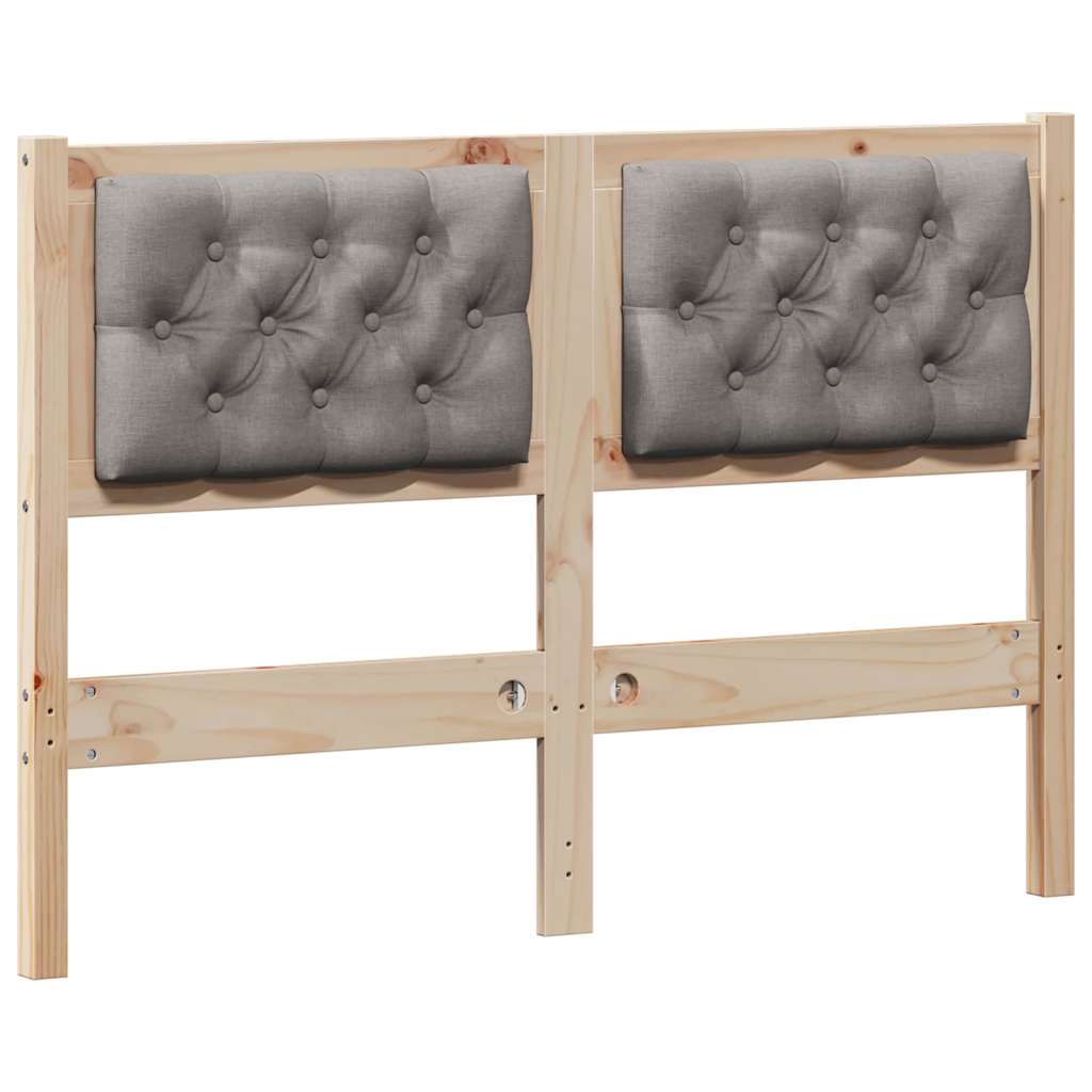 Tête de lit Autre Marron et taupe 135 cm Bois massif en pin - XIOS