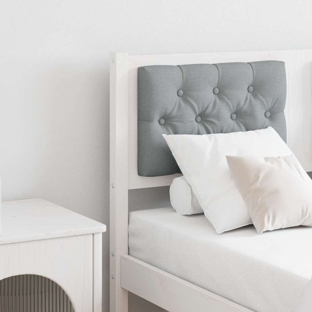 Tête de lit Autre Blanc et gris clair 135 cm Bois massif en pin - XIOS