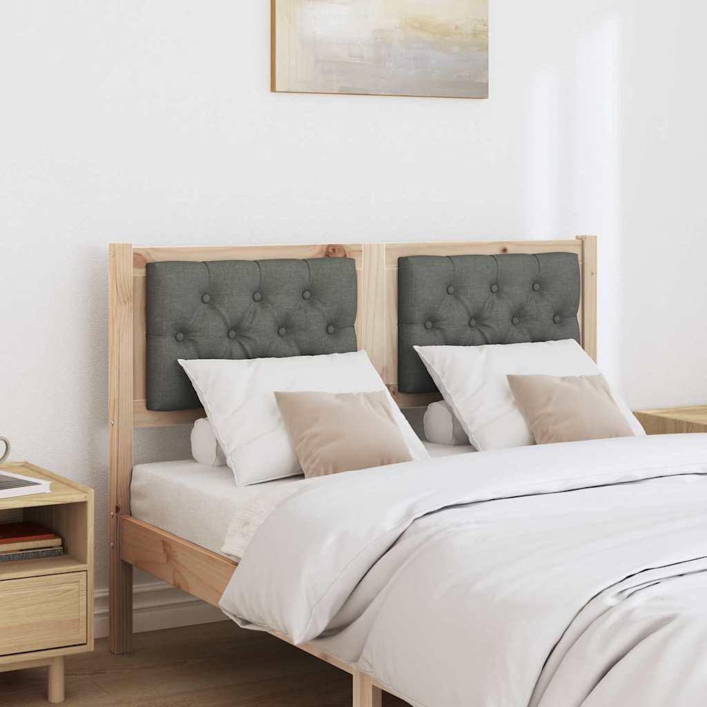 Tête de lit marron et gris foncé 120 cm Bois massif en pin - XIOS
