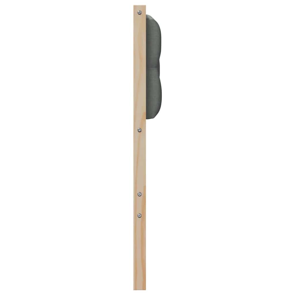 Tête de lit marron et gris foncé 120 cm Bois massif en pin - XIOS