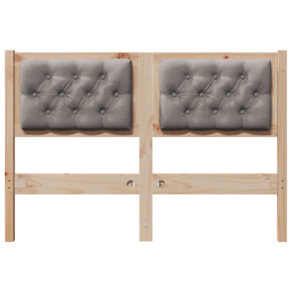 Tête de lit Autre Marron et taupe 120 cm Bois massif en pin - XIOS