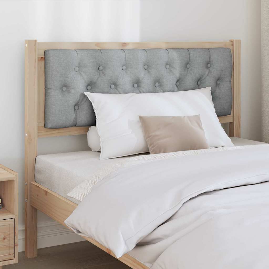 Tête de lit Marron et gris clair 100 cm Bois massif en pin - XIOS