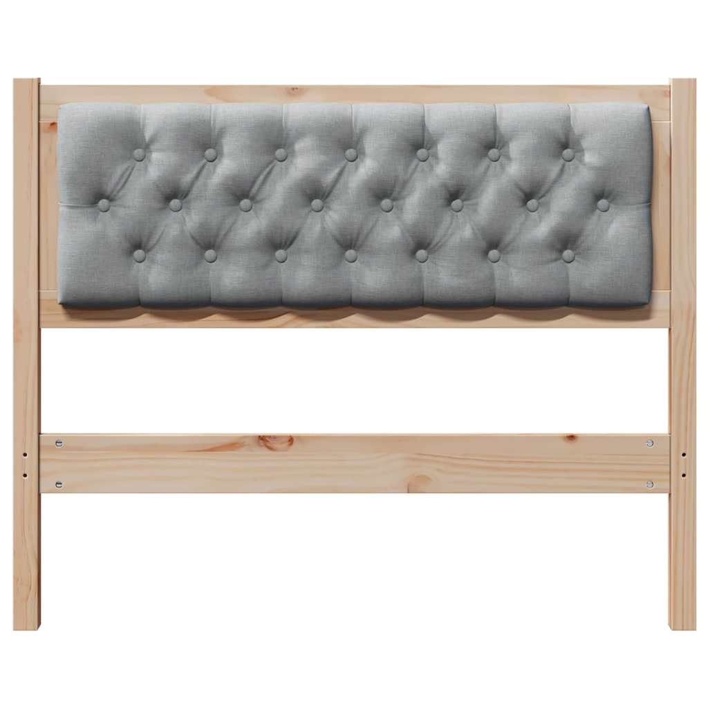 Tête de lit Marron et gris clair 100 cm Bois massif en pin - XIOS