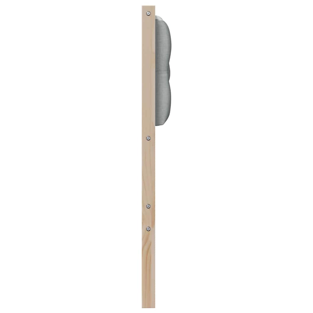 Tête de lit Marron et gris clair 100 cm Bois massif en pin - XIOS