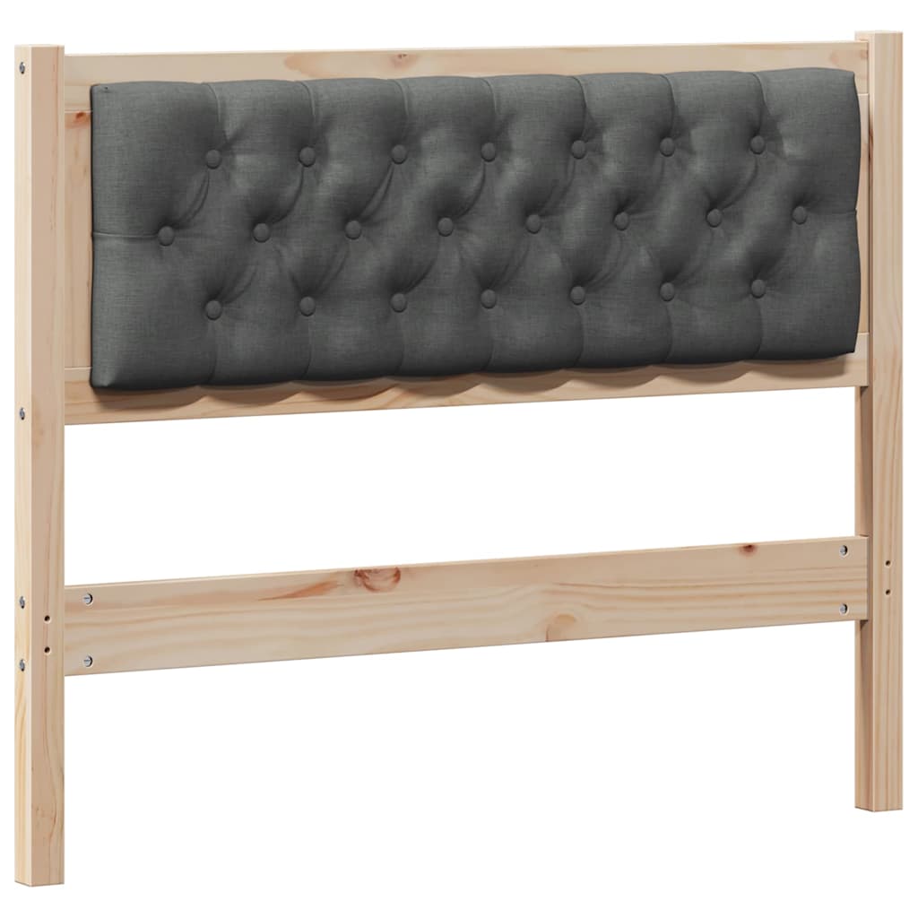 Tête de lit marron et gris foncé 100 cm Bois massif en pin - XIOS