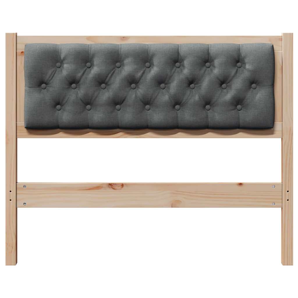 Tête de lit marron et gris foncé 100 cm Bois massif en pin - XIOS