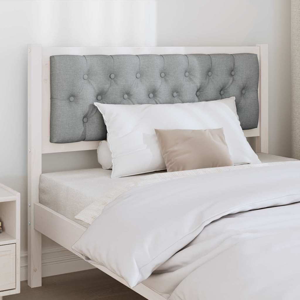 Tête de lit Autre Blanc et gris clair 100 cm Bois massif en pin - XIOS