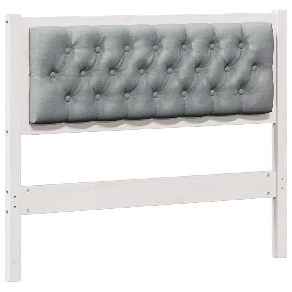 Tête de lit Autre Blanc et gris clair 100 cm Bois massif en pin - XIOS