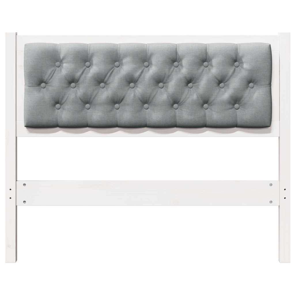 Tête de lit Autre Blanc et gris clair 100 cm Bois massif en pin - XIOS