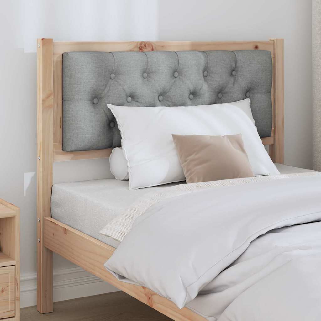 Tête de lit Autre Marron et gris clair 90 cm Bois massif en pin - XIOS
