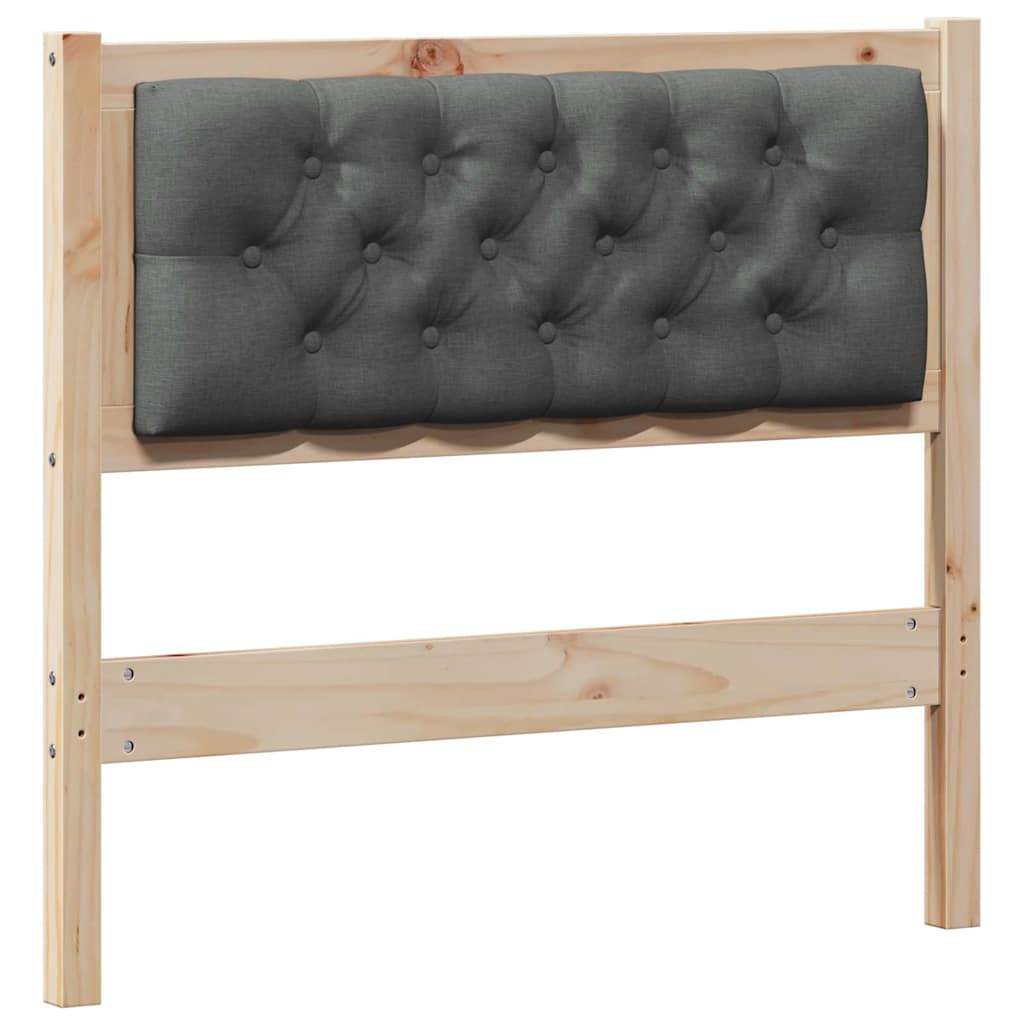 Tête de lit Autre marron et gris foncé 90 cm Bois massif en pin - XIOS