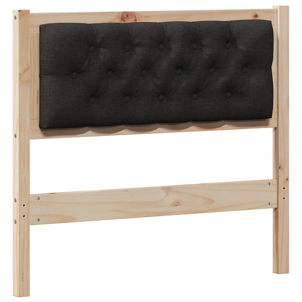 Tête de lit Autre Marron et noir 90 cm Bois massif en pin - XIOS