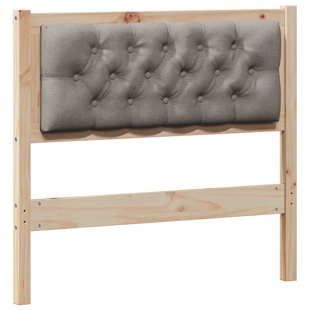 Tête de lit Autre Marron et taupe 90 cm Bois massif en pin - XIOS
