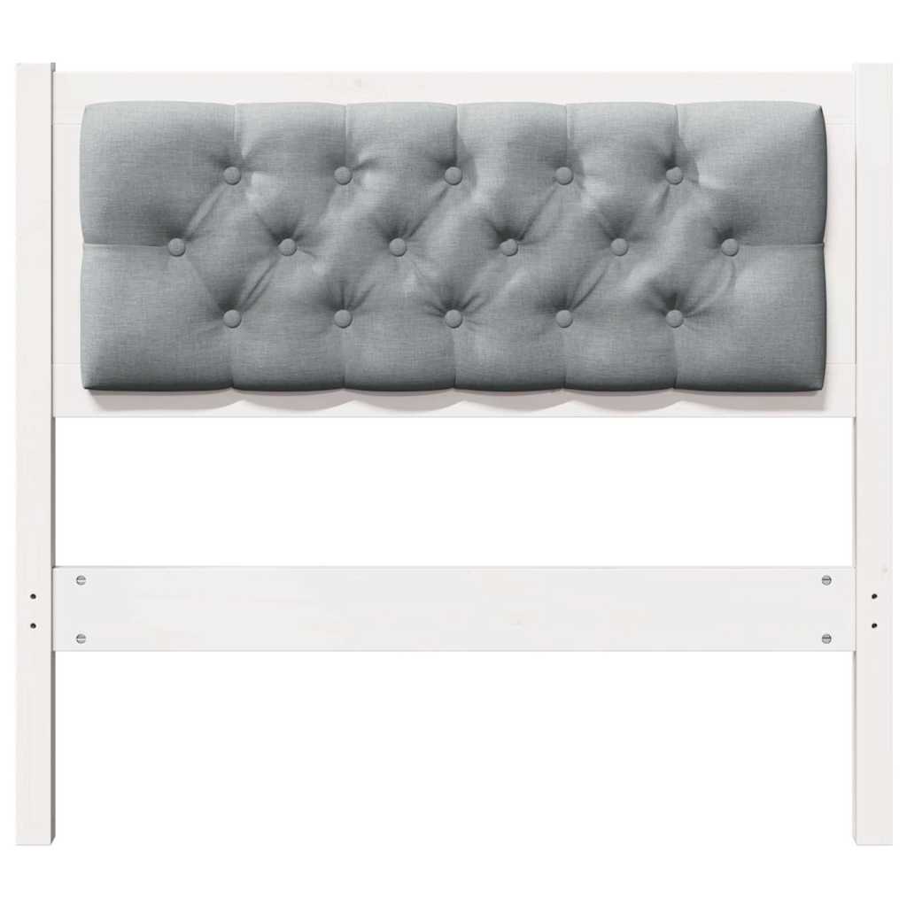 Tête de lit Autre Blanc et gris clair 90 cm Bois massif en pin - XIOS