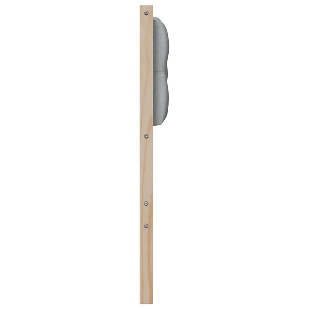 Tête de lit Autre Marron et gris clair 80 cm Bois massif en pin - XIOS