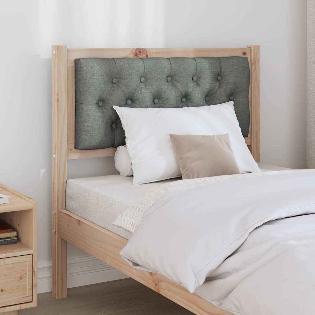 Tête de lit Autre marron et gris foncé 80 cm Bois massif en pin - XIOS