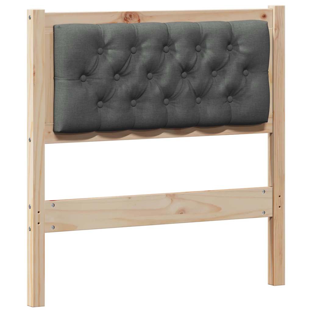 Tête de lit Autre marron et gris foncé 80 cm Bois massif en pin - XIOS