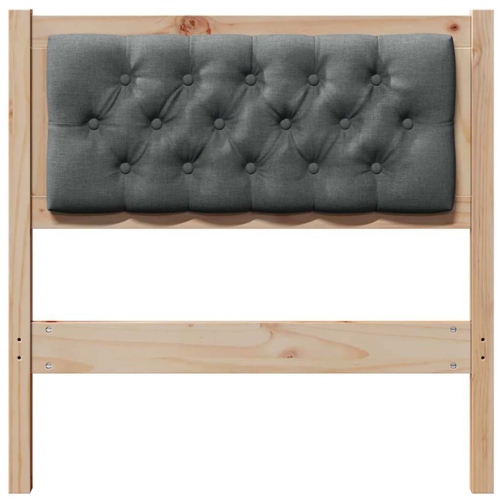 Tête de lit Autre marron et gris foncé 80 cm Bois massif en pin - XIOS