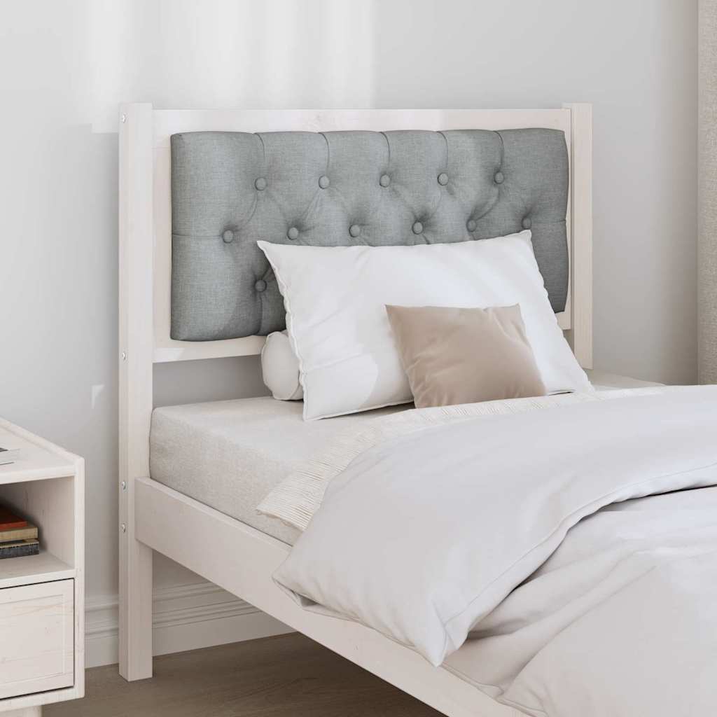 Tête de lit Autre Blanc et gris clair 80 cm Bois massif en pin - XIOS