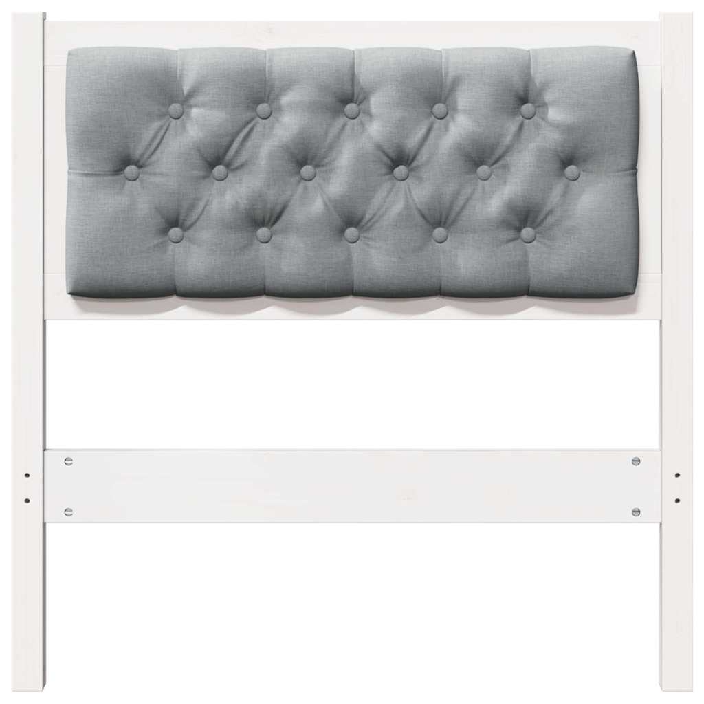 Tête de lit Autre Blanc et gris clair 80 cm Bois massif en pin - XIOS