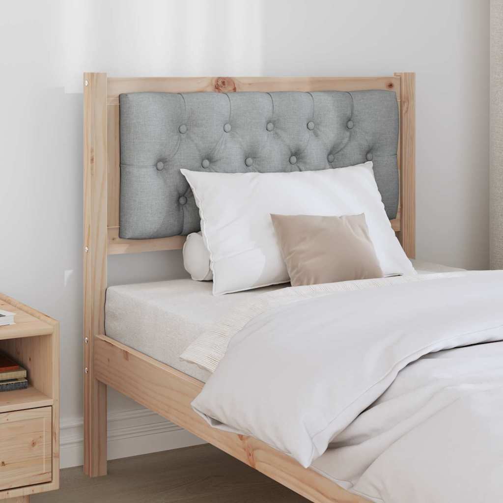 Tête de lit Autre Marron et gris clair 75 cm Bois massif en pin - XIOS