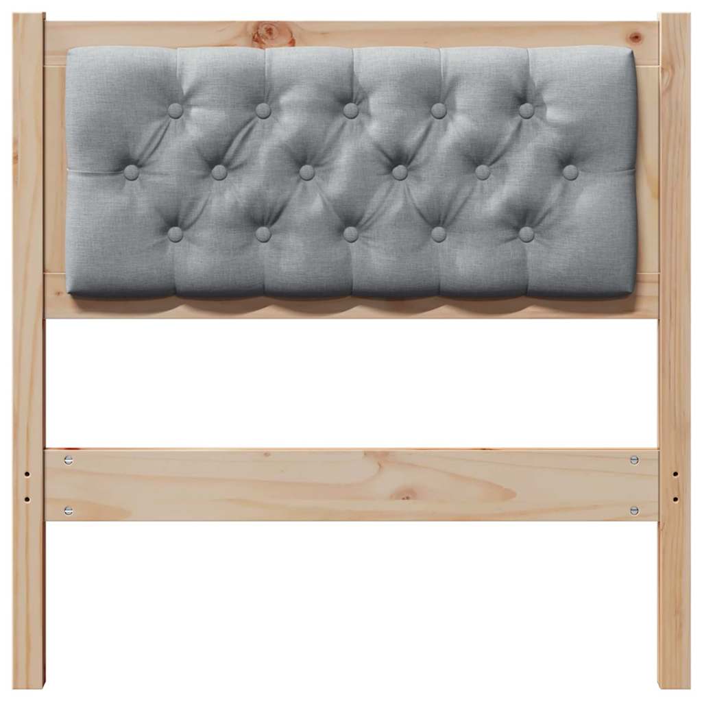 Tête de lit Autre Marron et gris clair 75 cm Bois massif en pin - XIOS