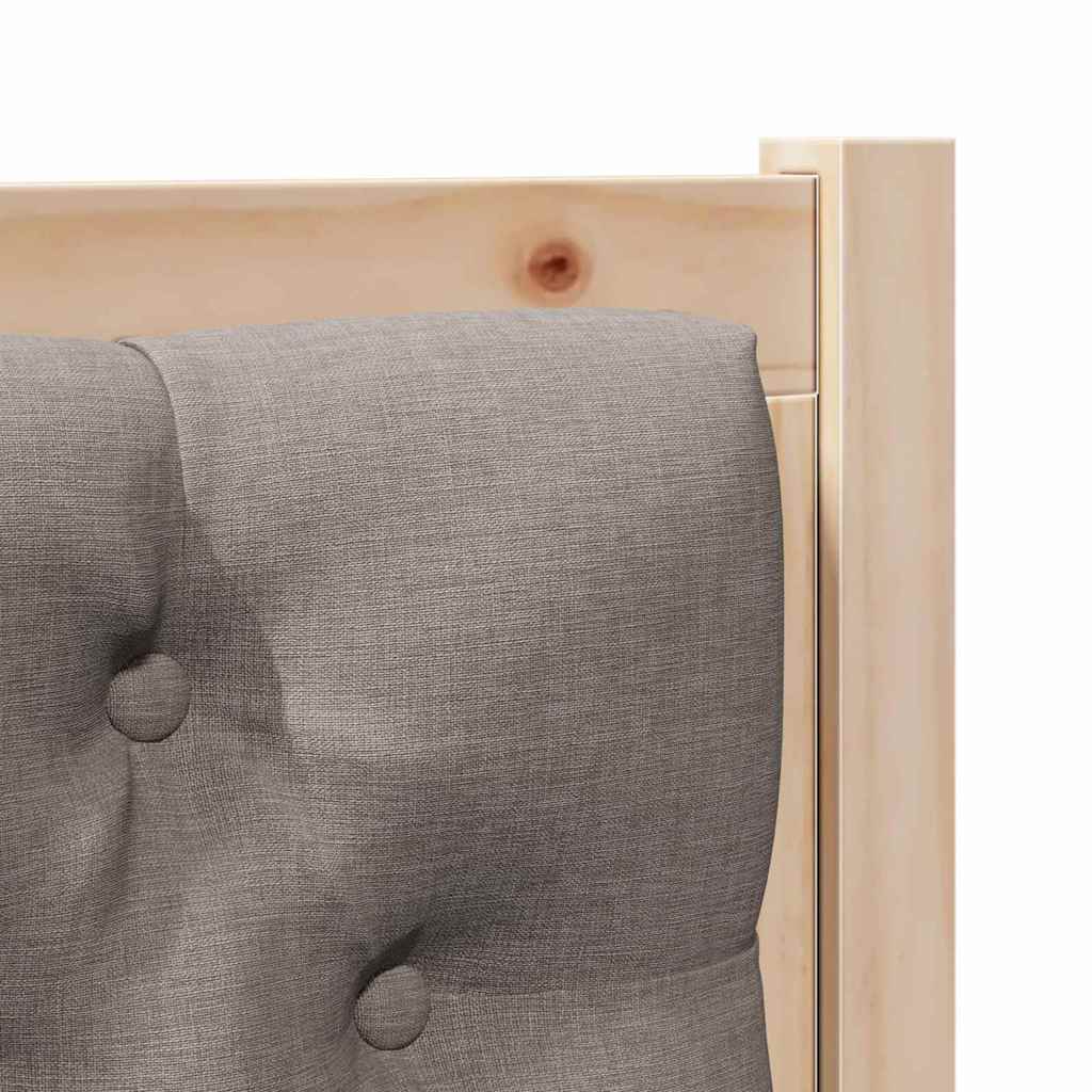 Tête de lit Autre Marron et taupe 75 cm Bois massif en pin - XIOS