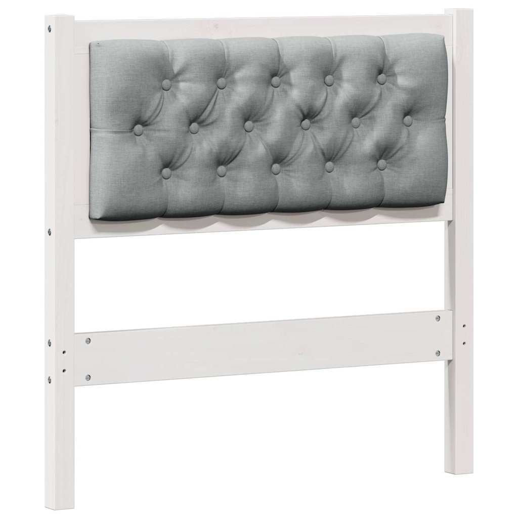 Tête de lit Autre Blanc et gris clair 75 cm Bois massif en pin - XIOS