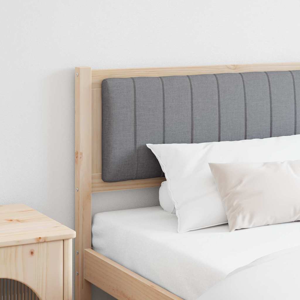 Tête de lit capitonnée Marron 200 cm Pin massif - XIOS