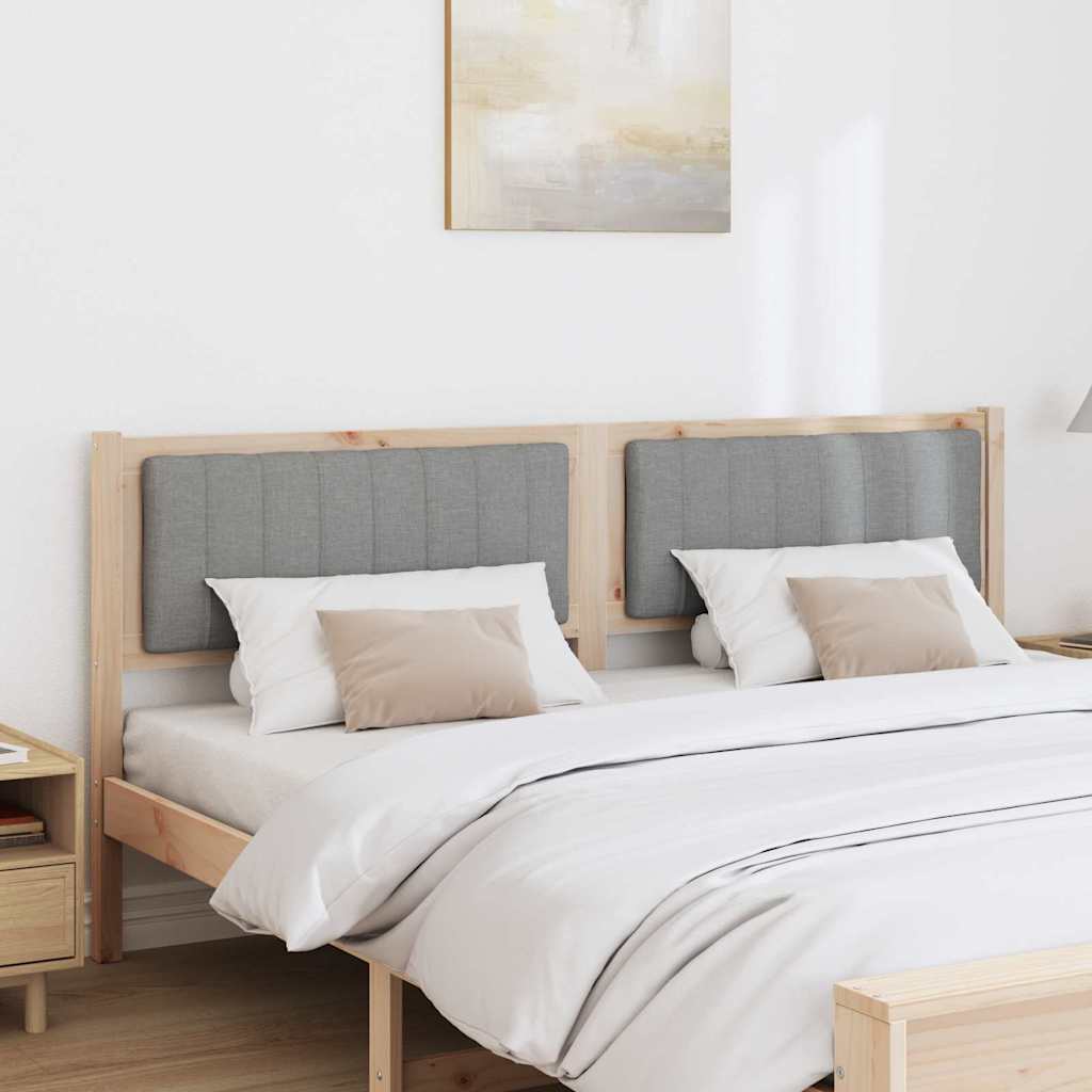 Tête de lit capitonnée Marron 180 cm Pin massif - XIOS