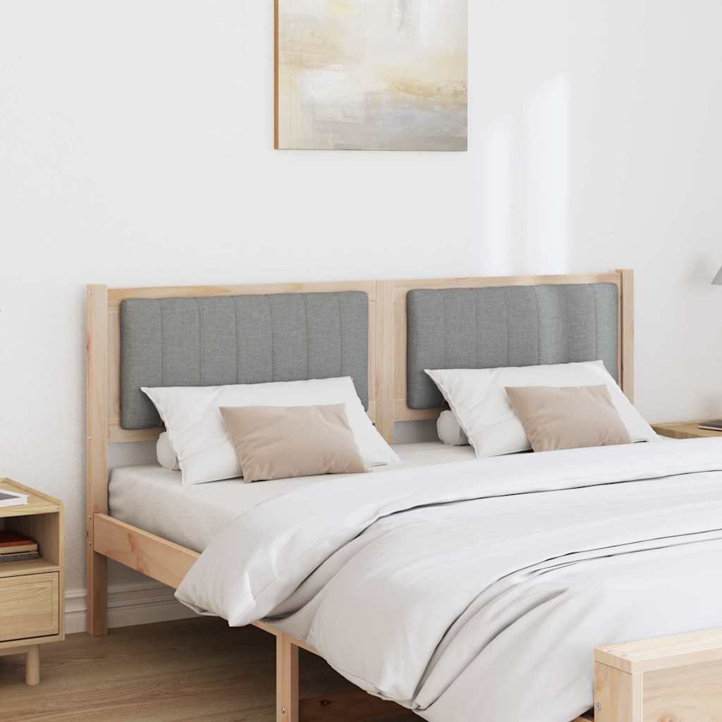 Tête de lit capitonnée Marron 150 cm Pin massif - XIOS