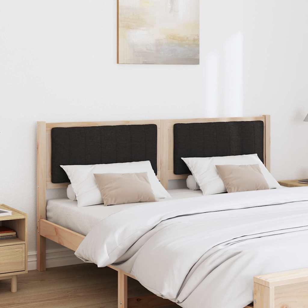 Tête de lit capitonnée Marron 150 cm Pin massif - XIOS