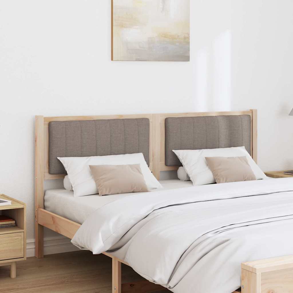 Tête de lit capitonnée Marron 150 cm Pin massif - XIOS
