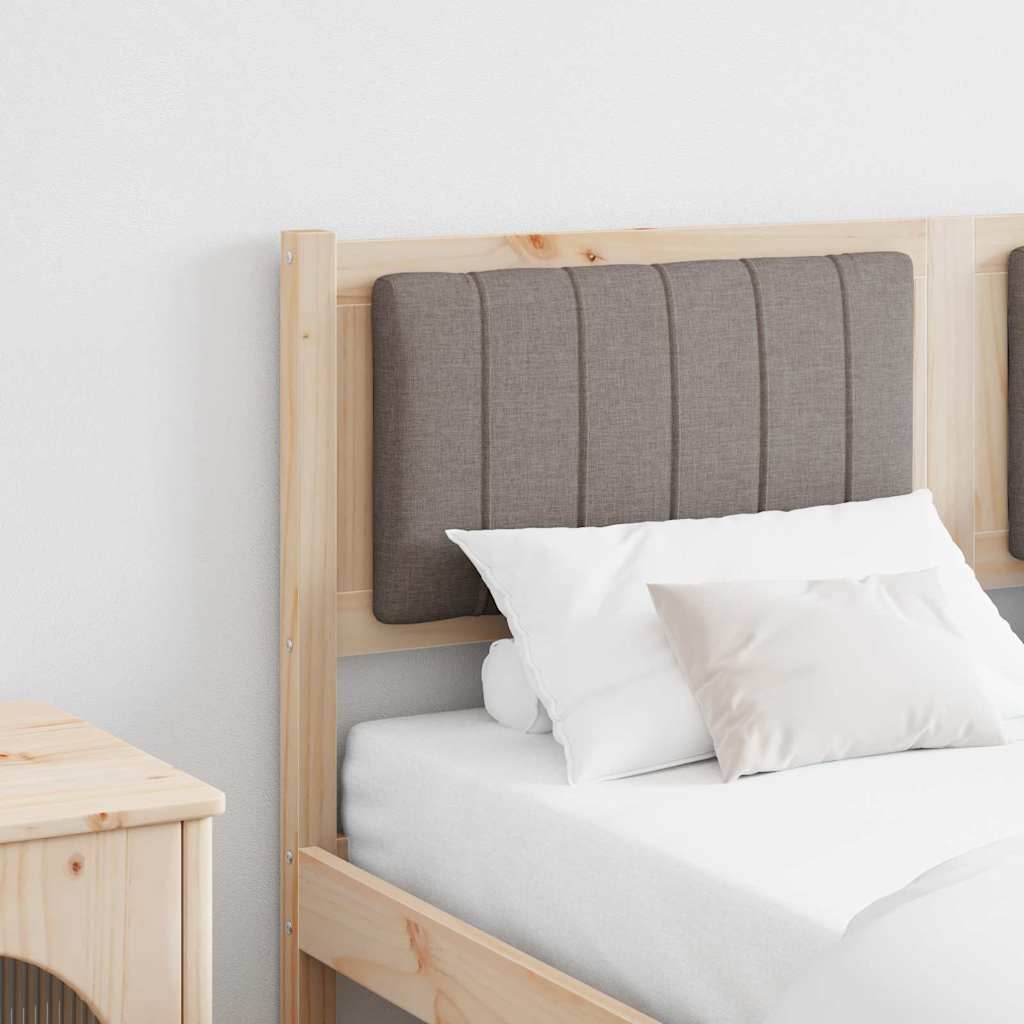 Tête de lit capitonnée Marron 140 cm Pin massif - XIOS
