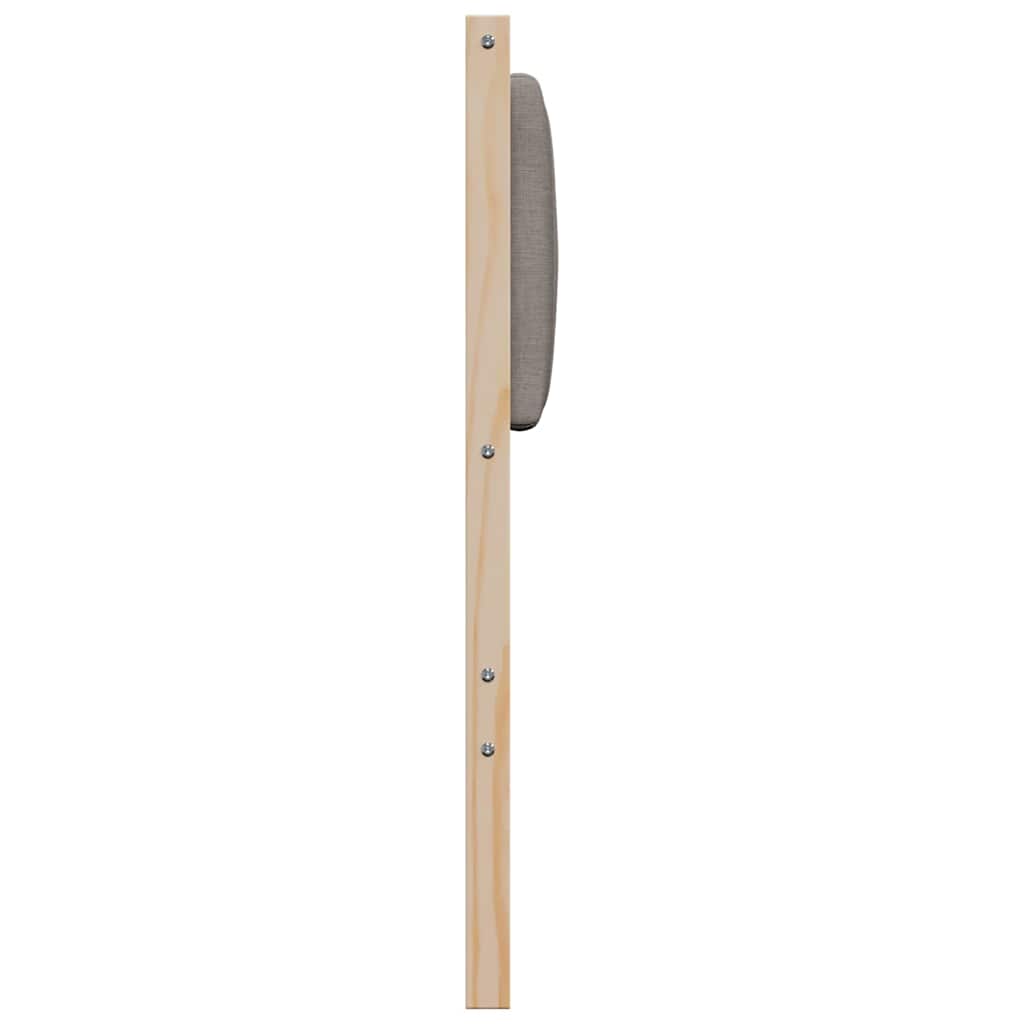 Tête de lit capitonnée Marron 140 cm Pin massif - XIOS