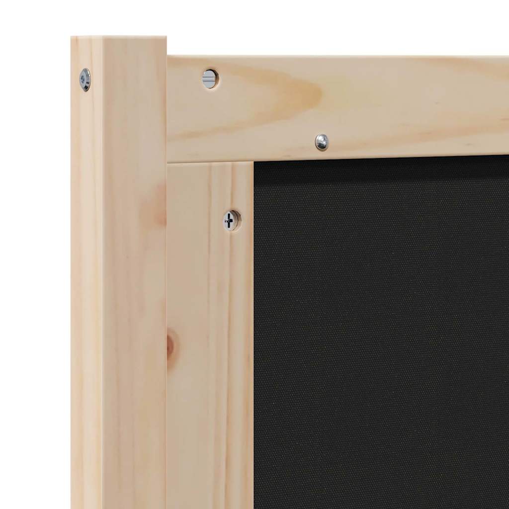 Tête de lit capitonnée Marron 135 cm Pin massif - XIOS