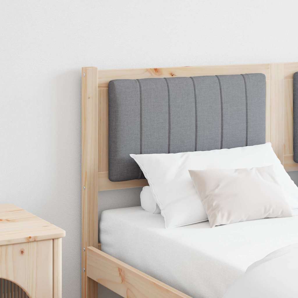 Tête de lit capitonnée Marron 135 cm Pin massif - XIOS