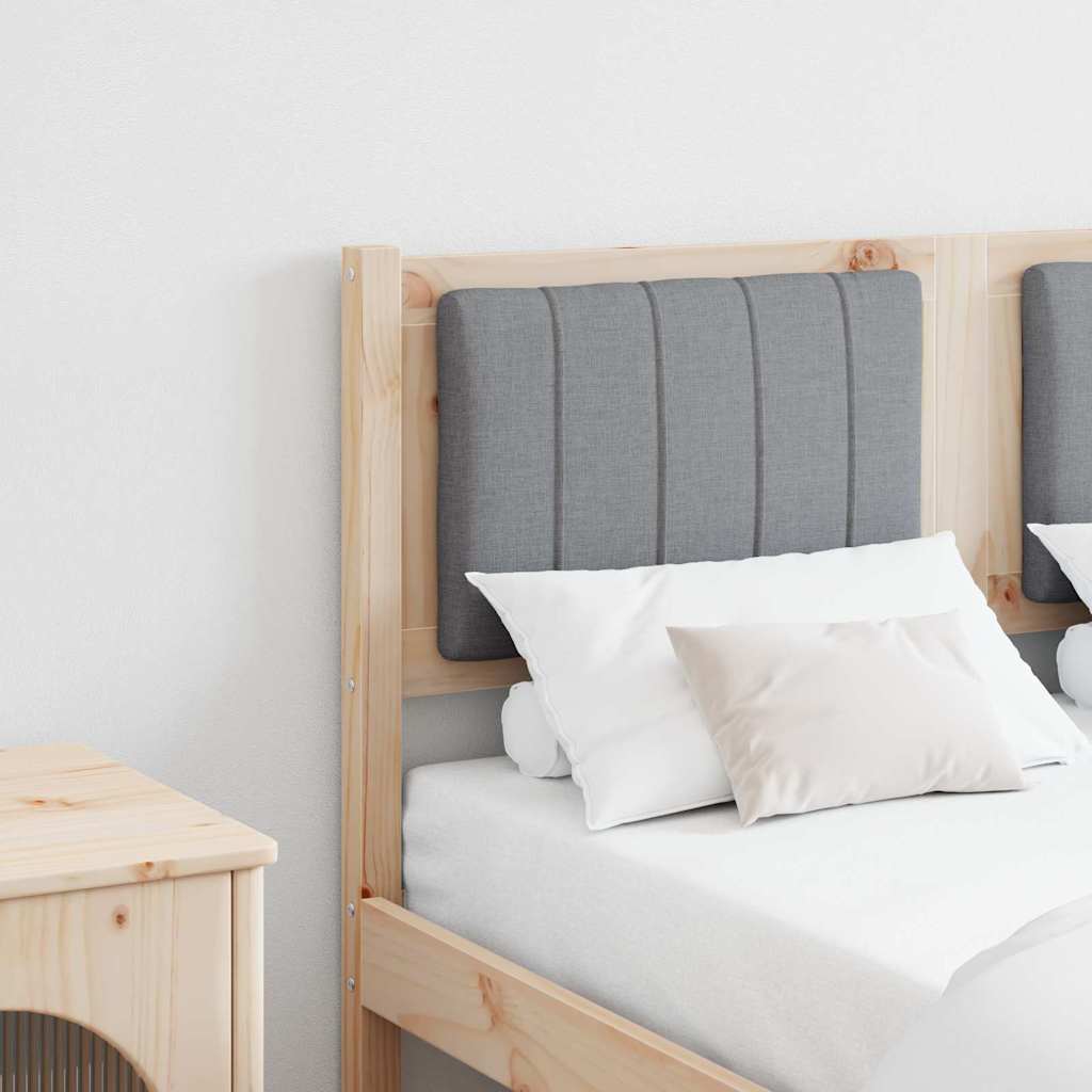 Tête de lit capitonnée Marron 120 cm Pin massif - XIOS