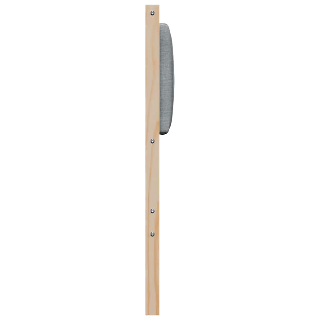 Tête de lit capitonnée Marron 120 cm Pin massif - XIOS