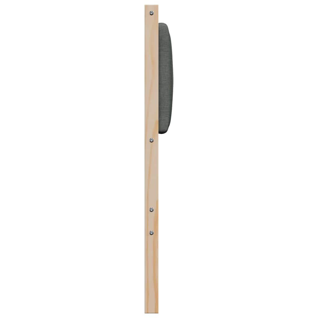 Tête de lit capitonnée Marron 120 cm Pin massif - XIOS