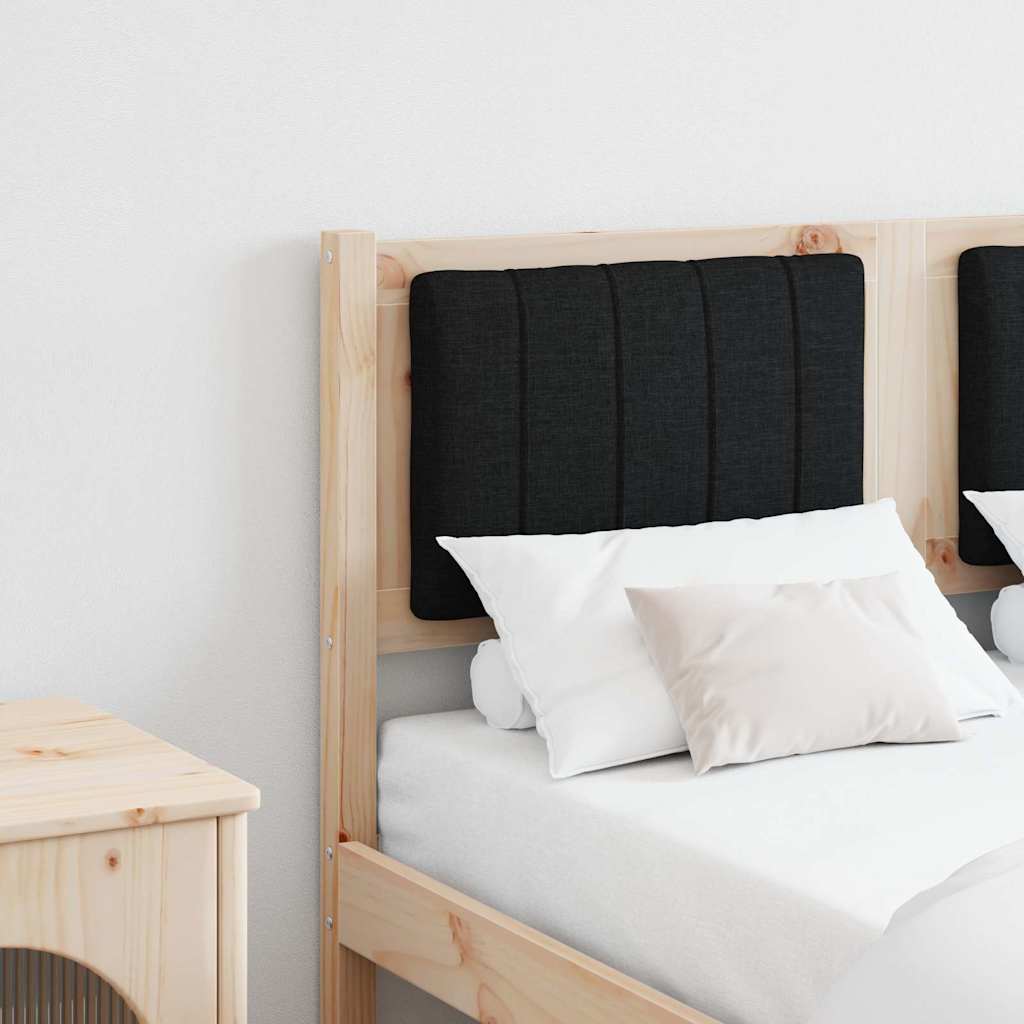 Tête de lit capitonnée Marron 120 cm Pin massif - XIOS